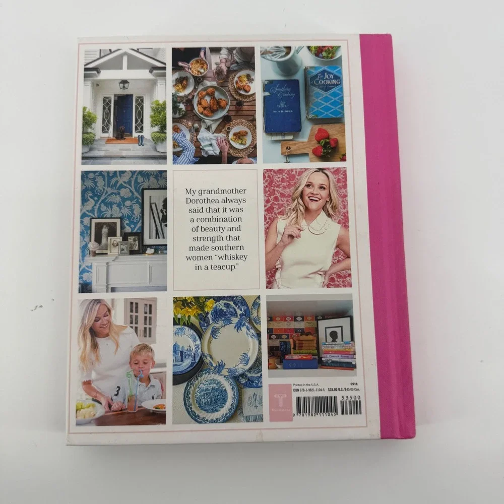 Reese Witherspoon Whiskey in a Teacup Cookbook Hardcover Good‎ Condition